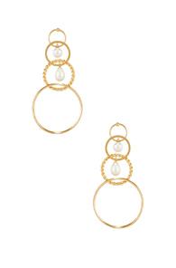 Y Project Loop Earrings In Metallic