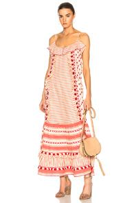 Dodo Bar Or Peeri Dress In Neutral,red,stripes