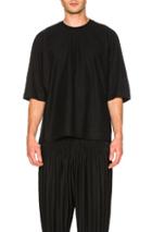Issey Miyake Homme Plisse Release Tee In Black