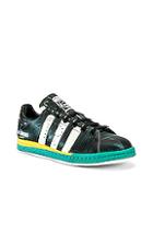 Adidas By Raf Simons Samba Stan Sneaker In Black,green
