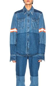 Calvin Klein 205w39nyc Denim Jacket In Denim Medium