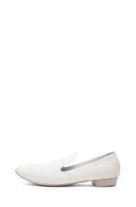 Marsell Leather Flats In White