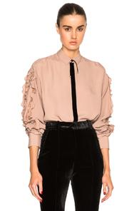 No. 21 Iris Top In Neutrals