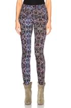 Isabel Marant Nella Printed Jeans In Blue,abstract