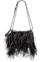 Marques ' Almeida Feather Bag In Black
