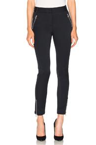 Veronica Beard Ash Seamed Skinny Pant In Blue