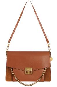 Givenchy Medium Leather Gv3 In Brown