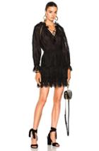 Zimmermann Tulsi Embroidered Mini Dress In Black