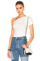 Helmut Lang Asymmetrical Tee In White