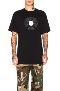 Vetements Target Tee In Black