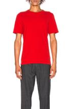 Maison Margiela Garment Dyed Tee In Red