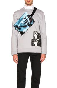 Raf Simons Graphic Crewneck Sweater In Gray
