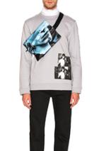 Raf Simons Graphic Crewneck Sweater In Gray