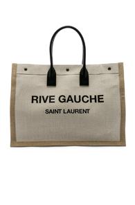 Saint Laurent Shopping Bag In Neutral