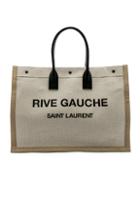 Saint Laurent Shopping Bag In Neutral
