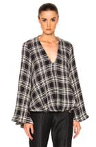 Beaufille Calypso Sweater In Blue,checkered & Plaid,white