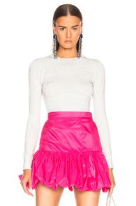 Joostricot Bodycon Crew Neck Sweater In Metallics