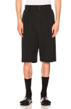 3.1 Phillip Lim Relaxed Pleated Shorts With Belt In Blue