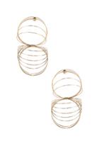 Y Project Gold Slinky Earrings In Metallic