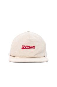 Off-white Woman Logo Cap In Neutrals