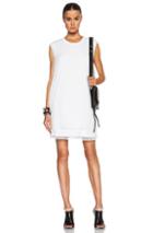 Blk Dnm 3 Layer Dress 82 In White