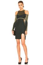 Esteban Cortazar Bare Shoulders Dress In Green