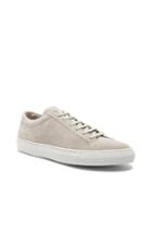 Common Projects Suede Original Achilles Low Suede In Gray