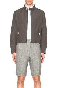 Thom Browne Harrington Jacket In Gray