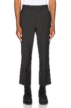 Raf Simons Slim Fit Cropped Pants In Black