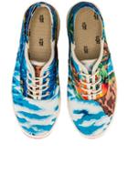 R13 Lace Up Sneaker In Blue,tropical