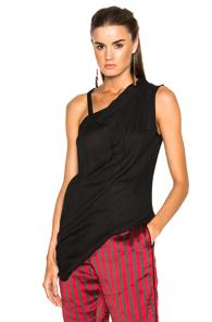 Ann Demeulemeester Themla Top In Black