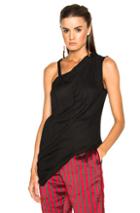 Ann Demeulemeester Themla Top In Black
