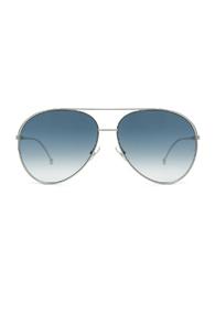 Fendi Aviator Sunglasses In Blue