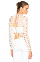 Nicholas Long Sleeve Top In White