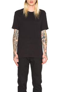 Alexander Wang Classic Short Sleeve Tee In Black