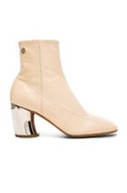 Proenza Schouler Leather Booties In Neutrals