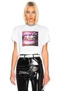 Frankie B Alanis Boyfriend T Shirt In White