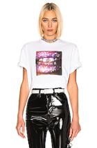 Frankie B Alanis Boyfriend T Shirt In White
