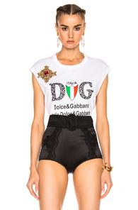 Dolce & Gabbana Graphic Tee In White