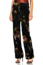 Mother Quickie Greaser Ankle Pant In Abstract,black,floral