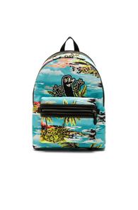 Coach 1941 Cordura Sausage Man Backpack In Blue,floral