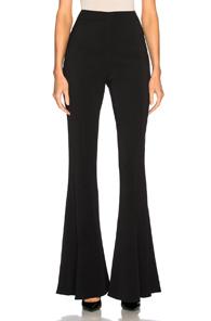 Cushnie Et Ochs Exaggerated Flare Leg High Waisted Pant In Black