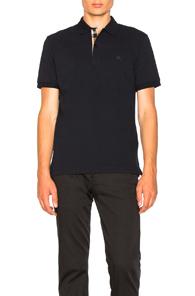 Burberry Core Polo In Blue