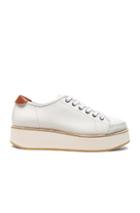 Flamingos Leather Tatum Sneakers In White