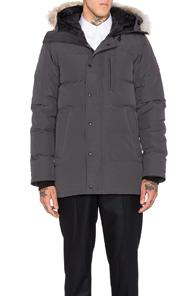 Canada Goose Carson Coyote Fur Trim Parka In Gray