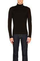 Calvin Klein 205w39nyc Neck Logo Turtleneck In Black