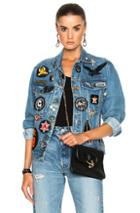 Erth For Fwrd Vintage X 14k Gold Jacket In Blue