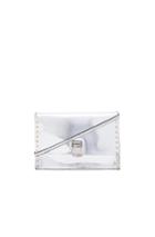 Proenza Schouler Small Studded Lunch Bag With Shoulder Strap In Metallics