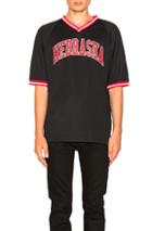 Off-white Nebraska Baseball Tee In Black