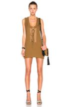 No. 21 Knitted Tie Dress In Brown